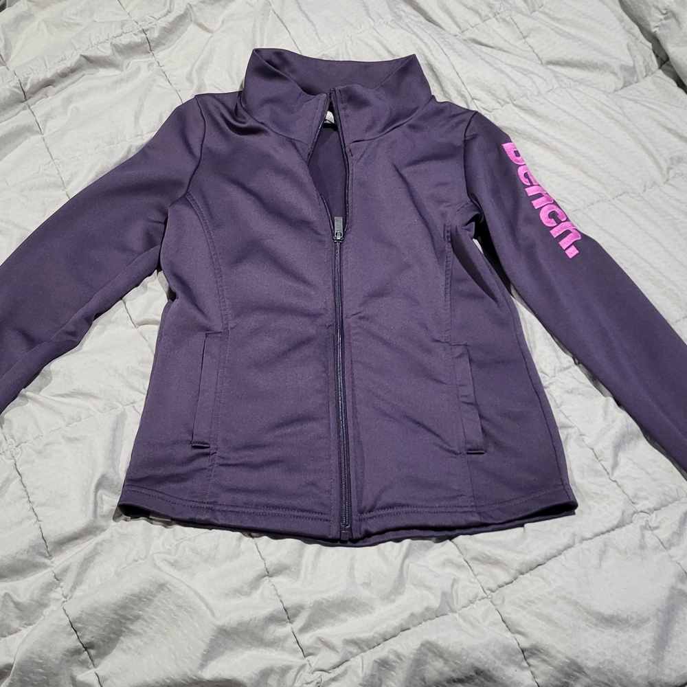 Bench. Zip-Up Jacket with Pink Logo
